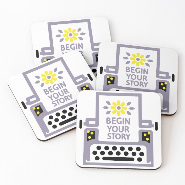 Item preview, Typewriter - beginner author's motivational quote designed and sold by TheHellSong.