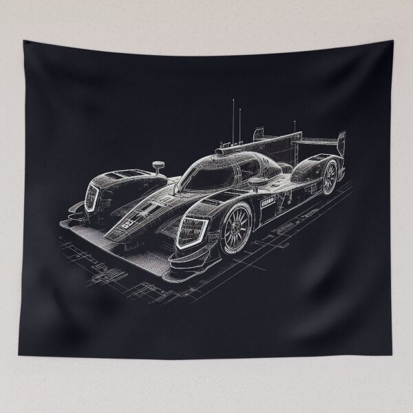 Item preview, White on Black -  The LMP2 Vector designed and sold by RedFirecracker.