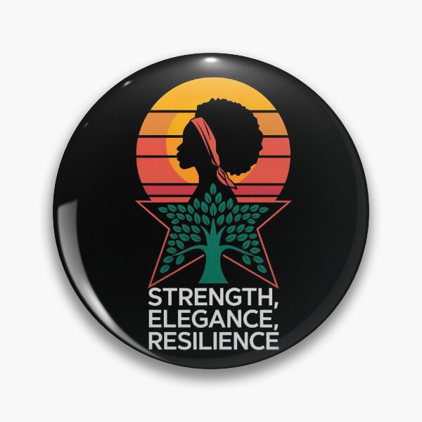 Item preview, Rooted in Strength, Blooming with Resilience, Afro Beauty, A Symbol of Power and Growth designed and sold by TrendPrinter.