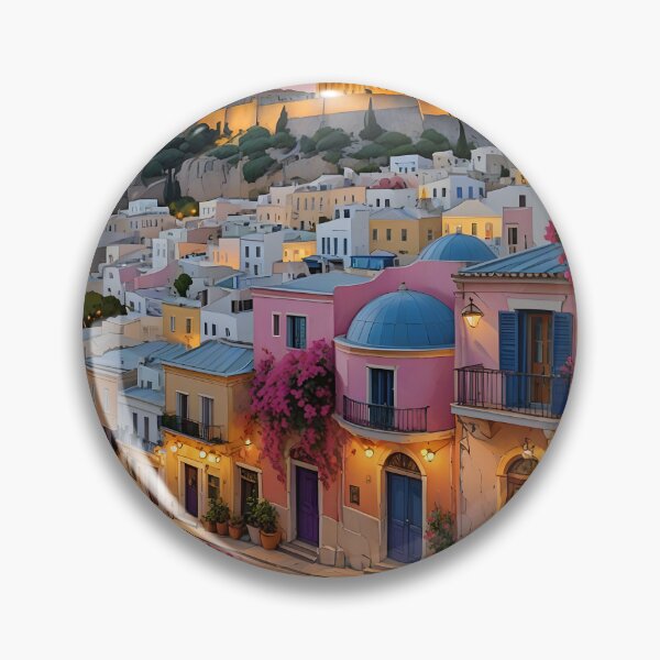 Item preview, Plaka District: Athens' Colorful Charm designed and sold by LSVart.