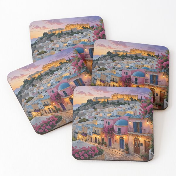 Item preview, Plaka District: Athens' Colorful Charm designed and sold by LSVart.