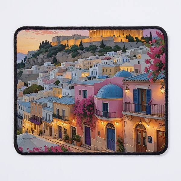 Item preview, Plaka District: Athens' Colorful Charm designed and sold by LSVart.