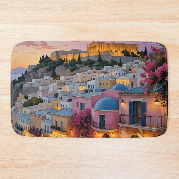 Item preview, Plaka District: Athens' Colorful Charm designed and sold by LSVart.