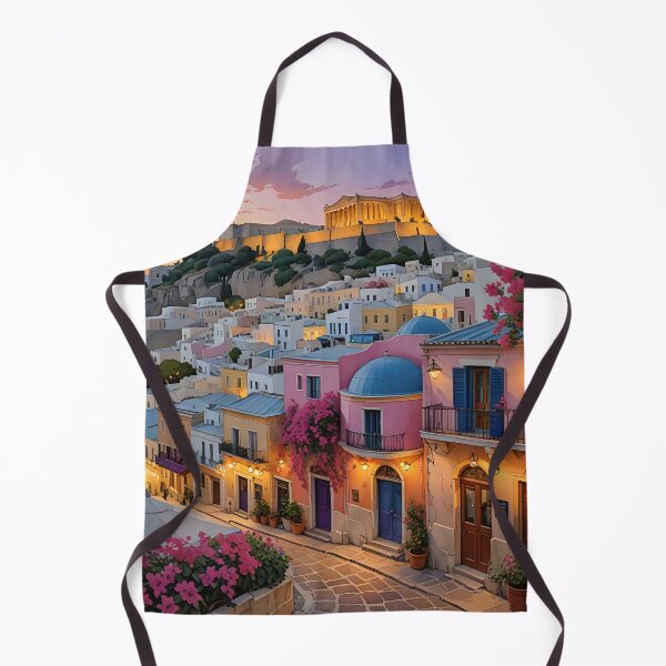 Item preview, Plaka District: Athens' Colorful Charm designed and sold by LSVart.