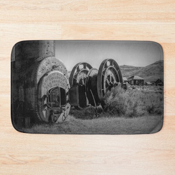 Item preview, Rustic Mining Equipment at Bodie Ghost Town BW designed and sold by jrtwynam.