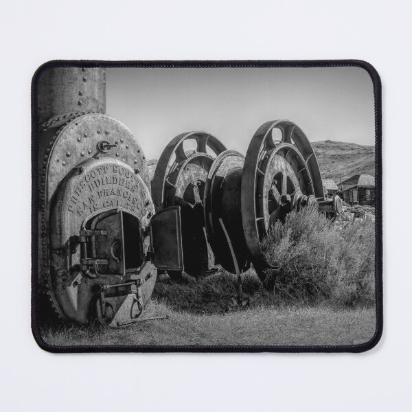 Item preview, Rustic Mining Equipment at Bodie Ghost Town BW designed and sold by jrtwynam.