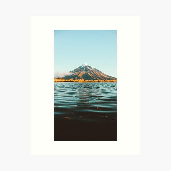 Mount Taranaki Photography in Egmont National Park Art Print