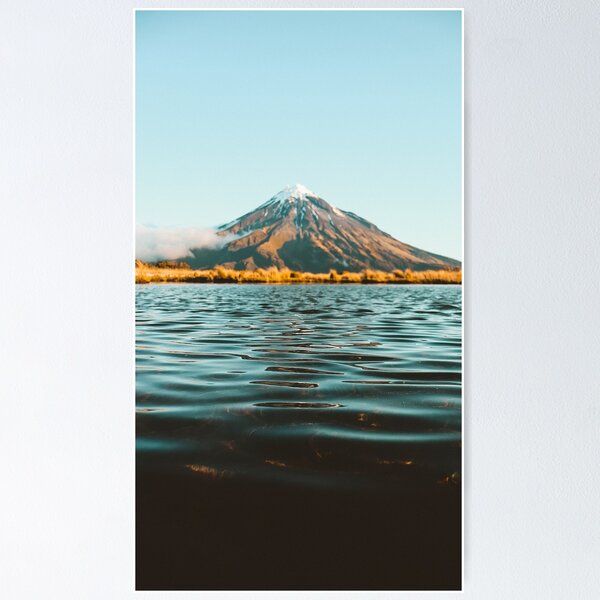 Mount Taranaki Photography in Egmont National Park Poster