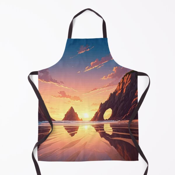 Item preview, Playa de las Catedrales: Sunset Splendor Amid Natural Arches designed and sold by LSVart.