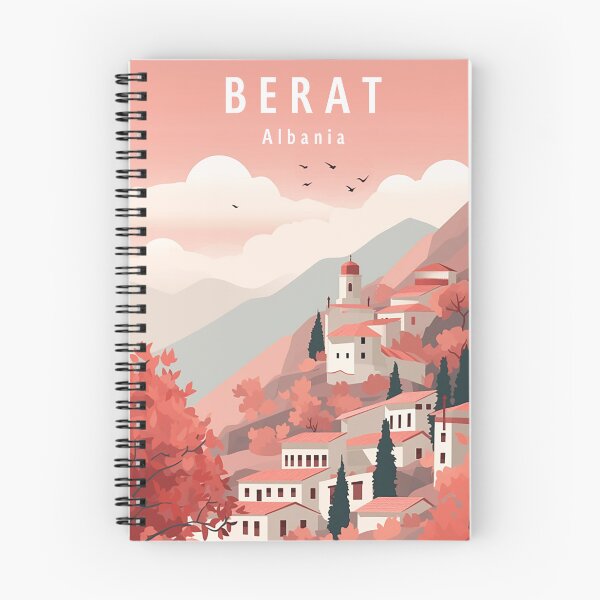 Item preview, Berat Albania Travel Print  designed and sold by Wander-World.