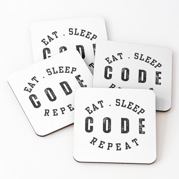 Item preview, Cool Eat Sleep CODE designed and sold by StemMerch247.