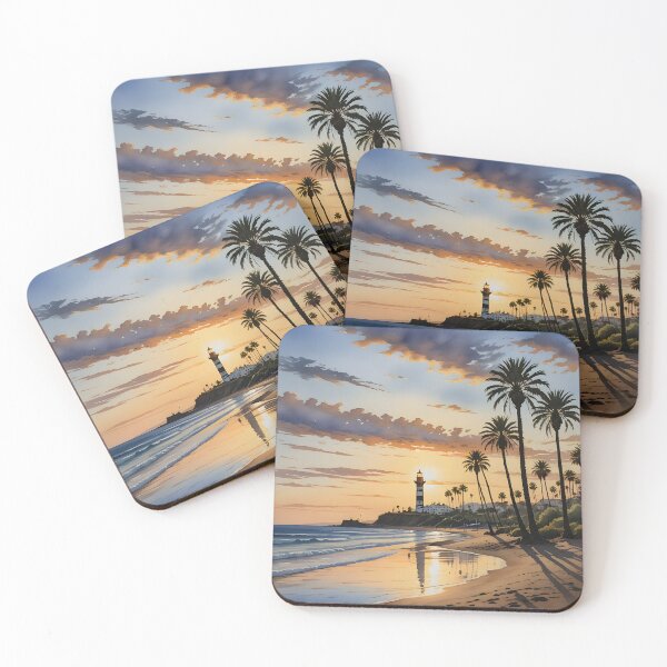 Item preview, Playa de Maspalomas: Iconic Lighthouse at Sunset designed and sold by LSVart.