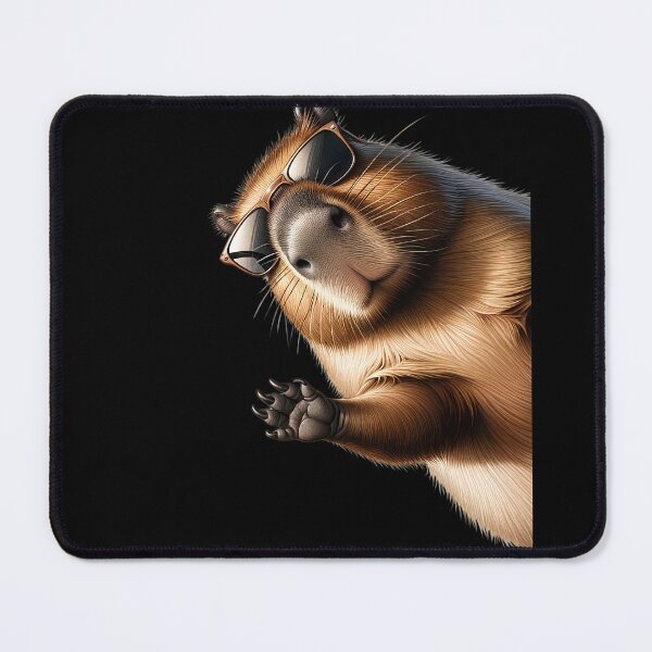 Item preview, Capybara With Sunglasses Funny Say Hi designed and sold by Kimberley King Art King Art.