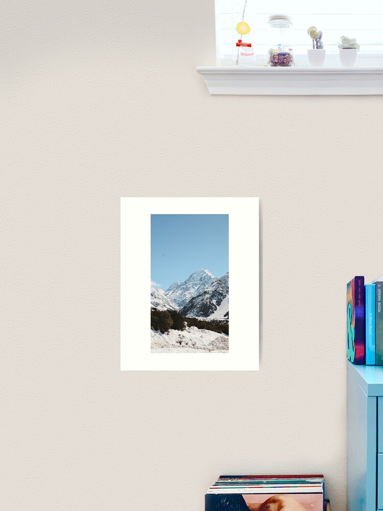 Thumbnail 1 of 3, Art Print, Aoraki/Mount Cook Photography in the Southern Alps designed and sold by Ibitiraquire.