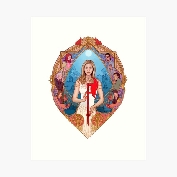 Buffy - The End 2nd version Art Print