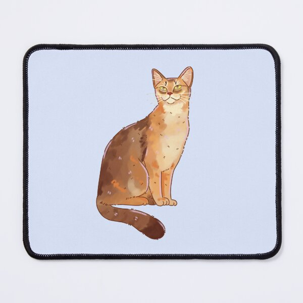 Item preview, Cute Abyssinian Cat – Adorable Feline Illustration for Cat Lovers designed and sold by YaraCuteArt.