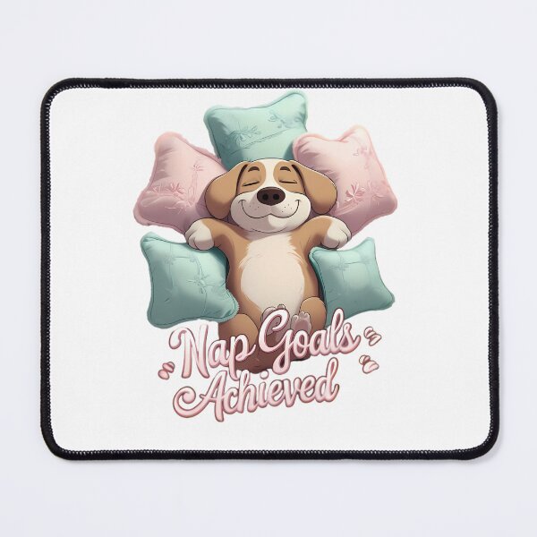 Item preview, Nap Goals Achieved Dog Sleeping Dog Nap Time Funny Dog designed and sold by Furry Paw  Prints.