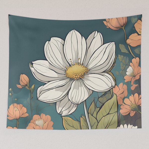 Item preview, Flower Child - Free-Spirited Floral Design designed and sold by Line in Bloom.