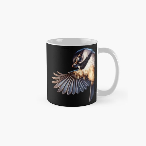 Item preview, Chickadee With Sunglasses Funny Say Hi Bird Lover Watcher Birding designed and sold by Kimberley King Art  King Art.