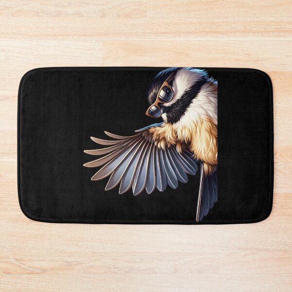 Item preview, Chickadee With Sunglasses Funny Say Hi Bird Lover Watcher Birding designed and sold by Kimberley King Art  King Art.