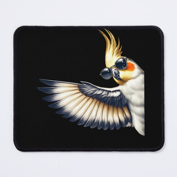 Item preview, Cockatiel With Sunglasses Funny Say Hi Bird Lover Watcher designed and sold by Kimberley King Art King Art.