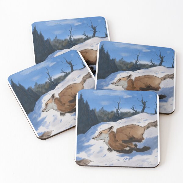 Item preview, foxes in the snow  designed and sold by Spitfiresart.