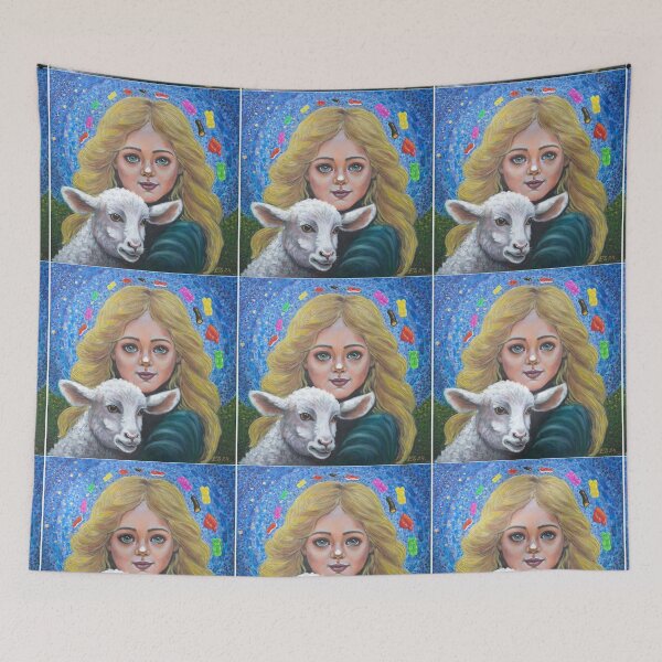 Item preview, Doll with sheep and candy designed and sold by Elena Dunaeva.