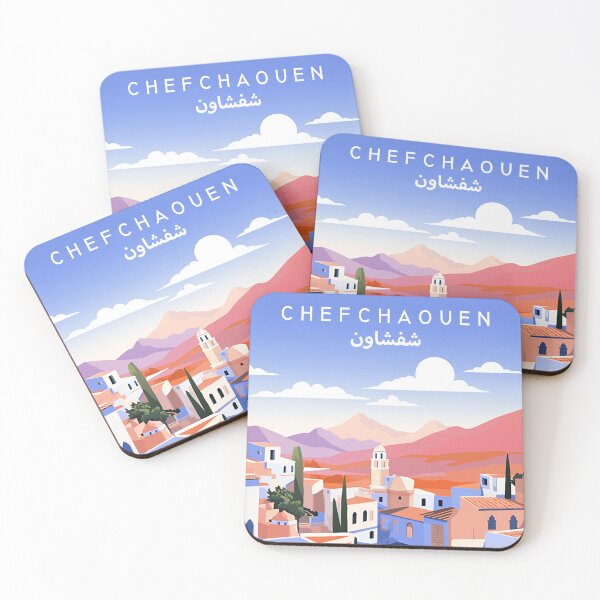 Item preview, Chefchaouen Morocco Travel Print  designed and sold by Wander-World.