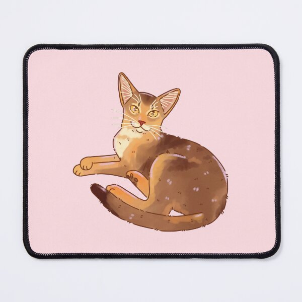 Item preview, Cute Abyssinian Cat – Adorable Feline Illustration for Cat Lovers designed and sold by YaraCuteArt.