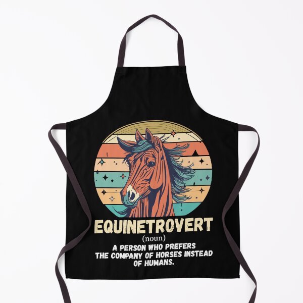 Item preview, Equinetrovert Person Who Prefers Company of Horses Equestrian designed and sold by Dressed For  Duty.