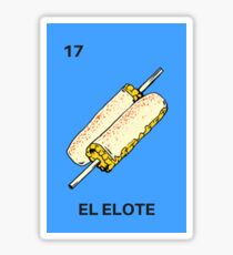 El Elote Loteria Card (The Corn Elote) Sticker