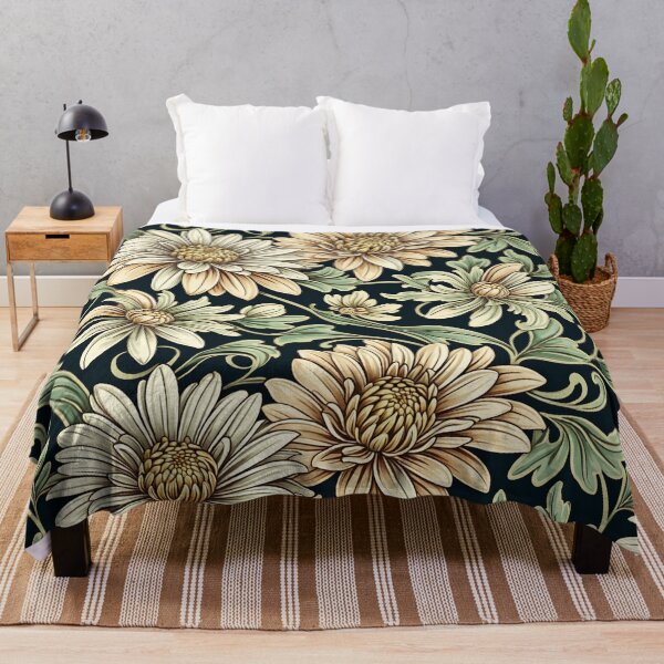Item preview, Chrysanthemum decorative flowers and leaves in art nouveau style designed and sold by Giuseppe Cammino.