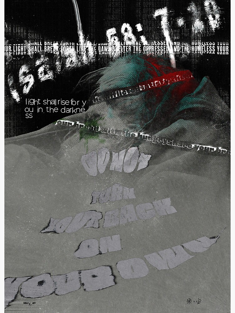 Thumbnail 2 of 2, Art Board Print, Satisfy the Afflicted designed and sold by nathanblixt.