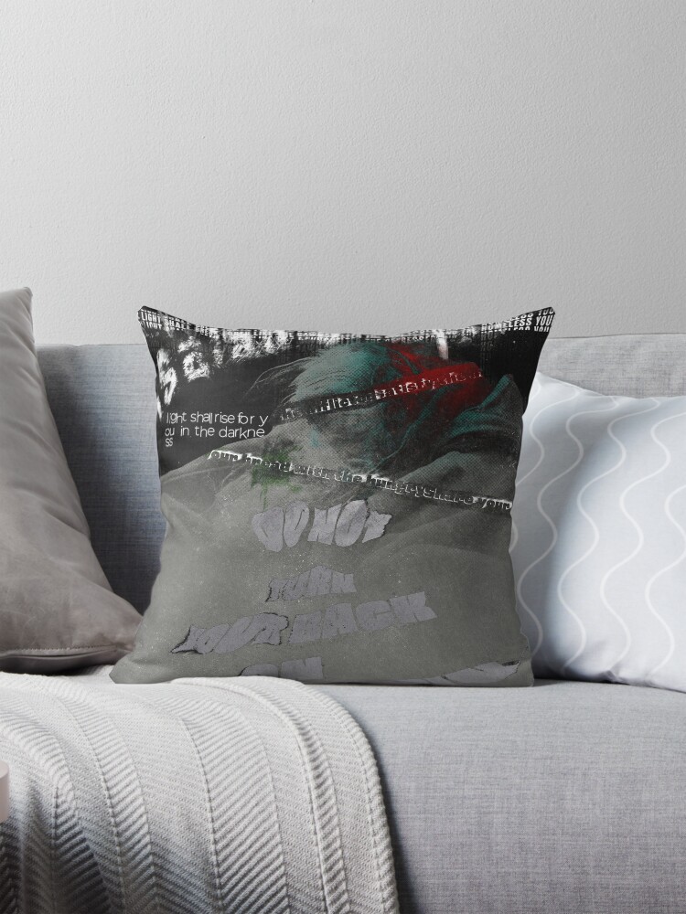 Thumbnail 1 of 4, Pillow, Satisfy the Afflicted designed and sold by nathanblixt.