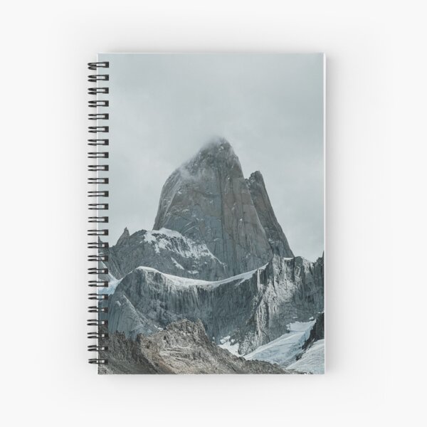 Mount Fitz Roy Photography in Patagonia Spiral Notebook