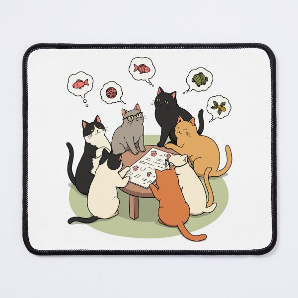 Item preview, Cats' strategy meeting designed and sold by FortuneWildCat.