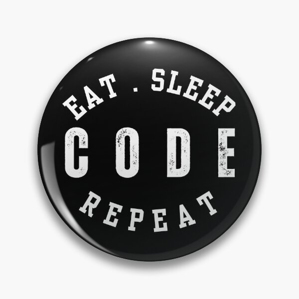 Item preview, Minimalist Eat Sleep CODE  designed and sold by StemMerch247.