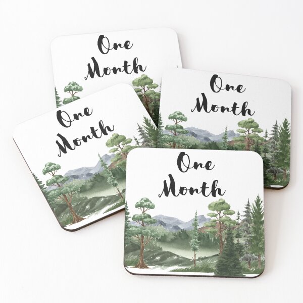 Item preview, Monthly Milestones - One Month designed and sold by AJ's Designs.