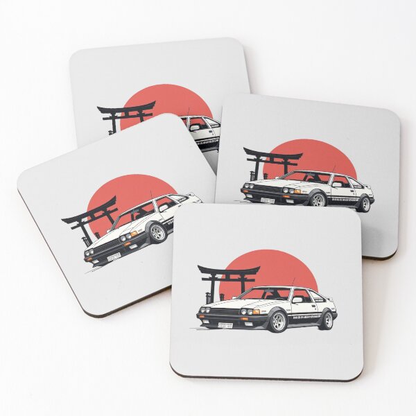 Item preview, JDM Classic Car Sticker | Retro Japanese Drift Aesthetic designed and sold by Momojiro.
