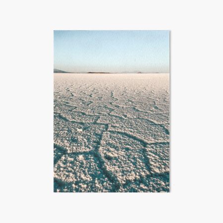 Salar de Uyuni Photography in Bolivia Art Board Print