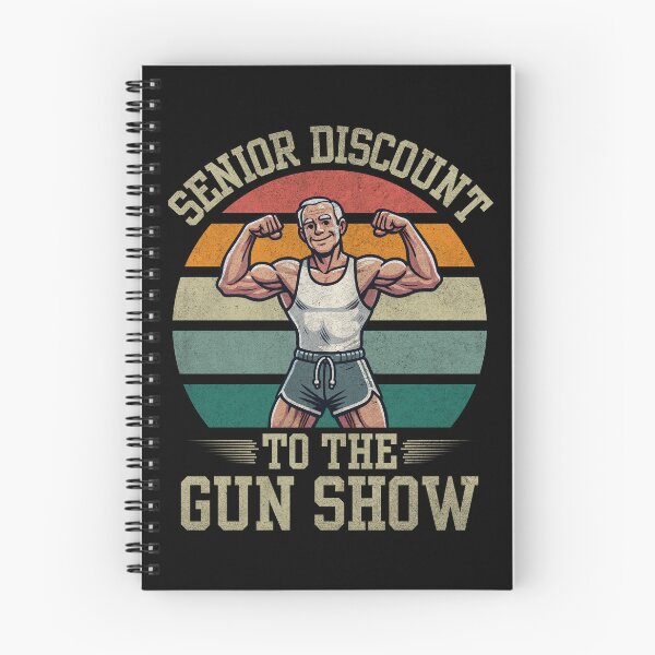 Item preview, Descuento para personas mayores en The Gun Show Fitness designed and sold by MaxOutDesign.