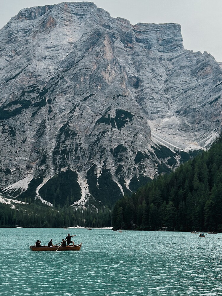Thumbnail 4 of 4, iPhone Case, Lago di Braies Photography in the Dolomites designed and sold by Ibitiraquire.