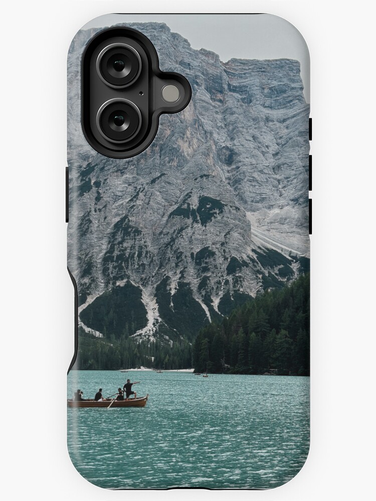 Thumbnail 1 of 4, iPhone Case, Lago di Braies Photography in the Dolomites designed and sold by Ibitiraquire.