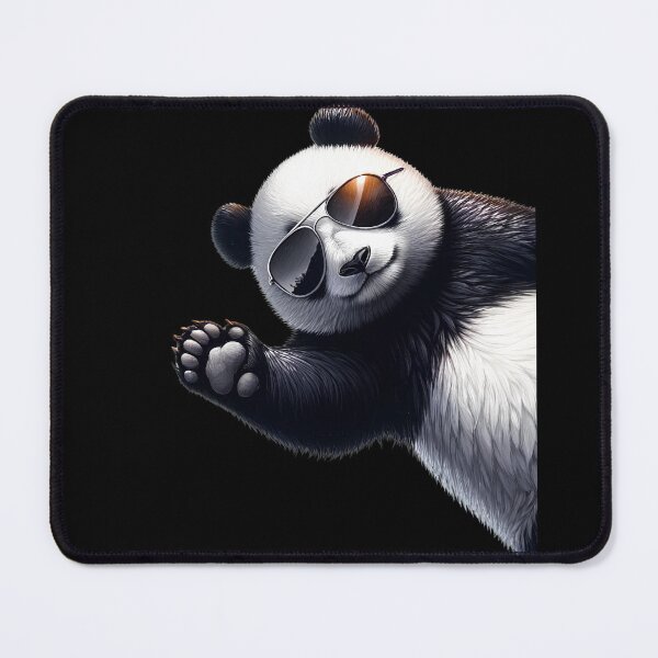 Item preview, Panda With Sunglasses Funny Say Hi designed and sold by Kimberley King Art King Art.