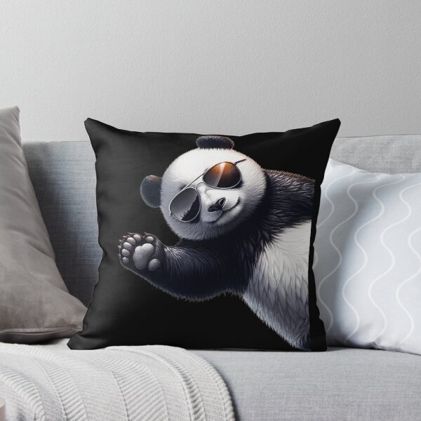 Item preview, Panda With Sunglasses Funny Say Hi designed and sold by Kimberley King Art  King Art.