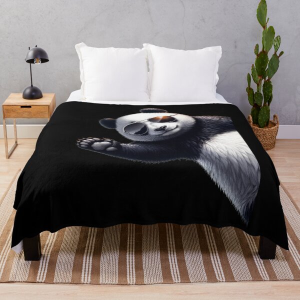 Item preview, Panda With Sunglasses Funny Say Hi designed and sold by Kimberley King Art King Art.