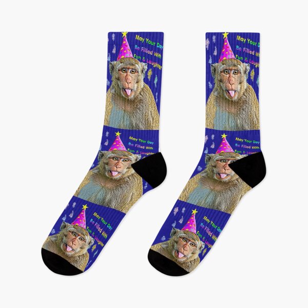 Item preview, A Fun and Laughter Monkey with Party Hat designed and sold by kristalcurt.