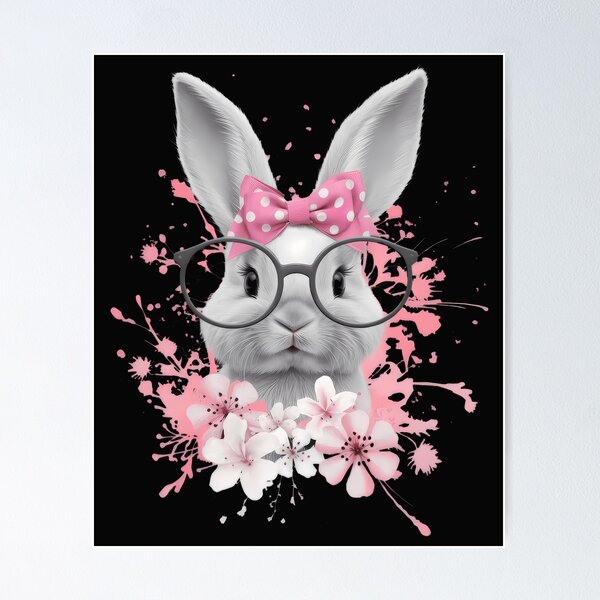 Item preview, Easter Day Cute Bunny Rabbit Face Coquette Bow Women Girlstage Lucky Shamrock St Patricks Day Irish Men Women Kid designed and sold by TalalosART.