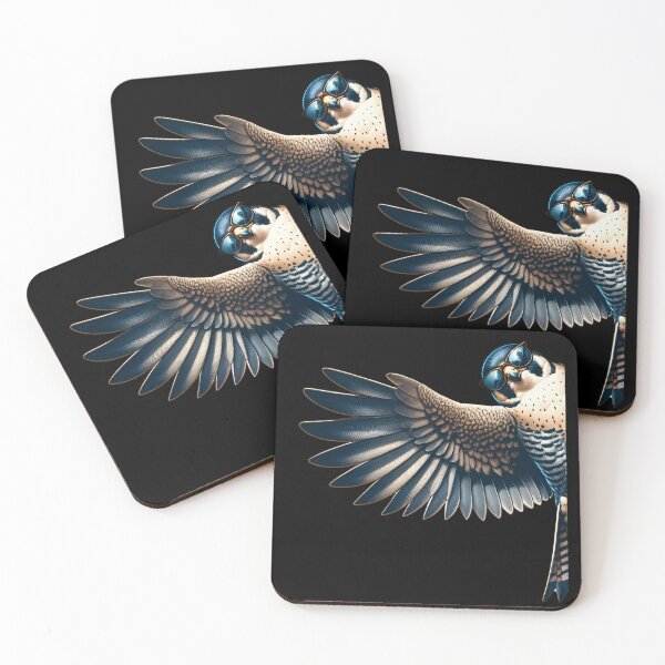 Item preview, Peregrine Falcon With Sunglasses Funny Say Hi Bird Lover Watcher Birding designed and sold by Kimberley King Art  King Art.