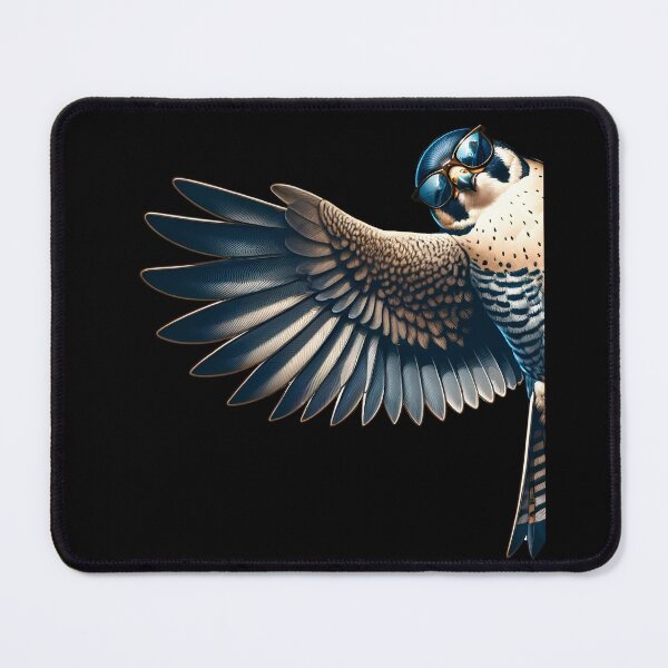 Item preview, Peregrine Falcon With Sunglasses Funny Say Hi Bird Lover Watcher Birding designed and sold by Kimberley King Art  King Art.